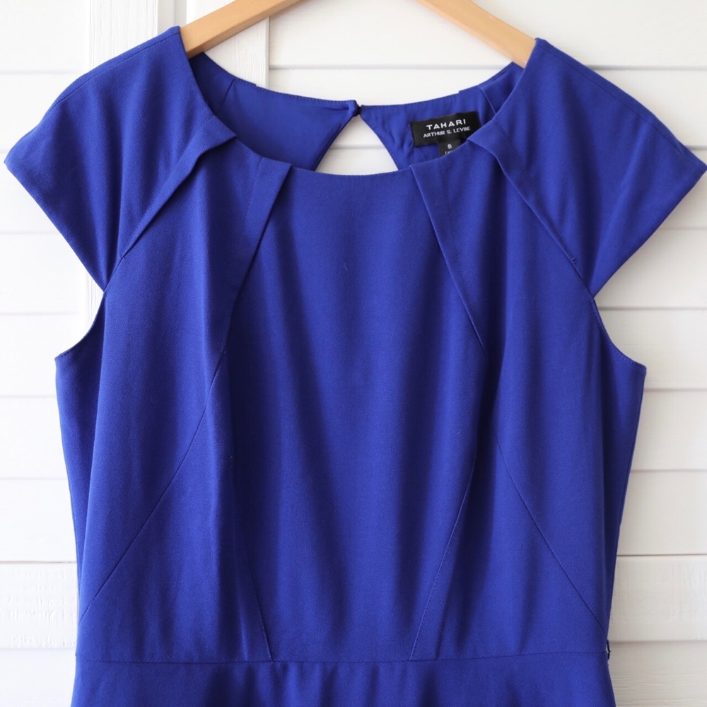 Tahari Blue Dress